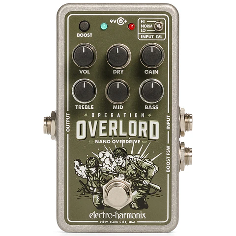 Pedal Overdrive Nano Operation Overlord Electro Harmonix