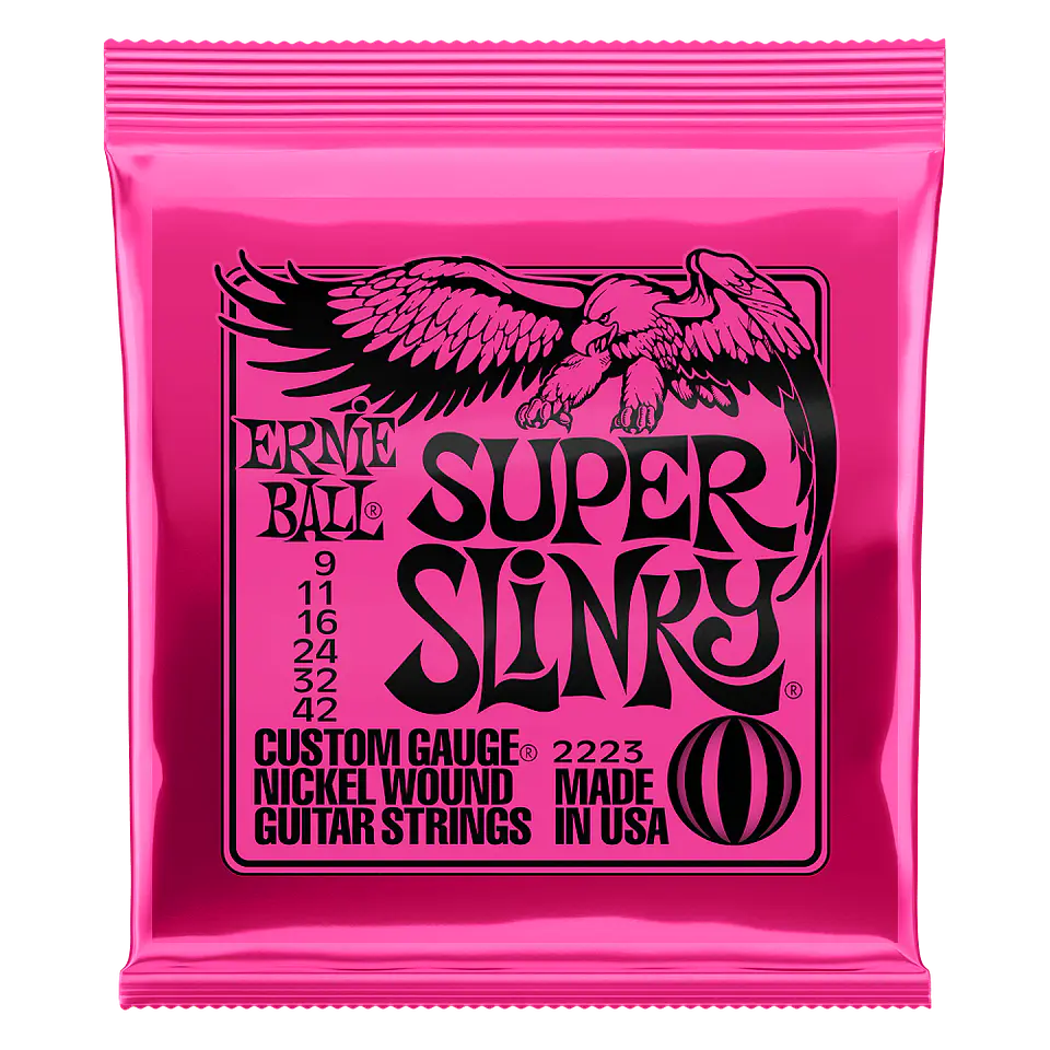 Set de cuerdas Ernie Ball Super Slinky 9 – 42 1