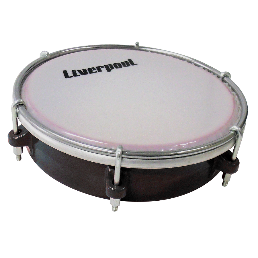 Tamborín Liverpool 6'' Negro TB-TAM-6N