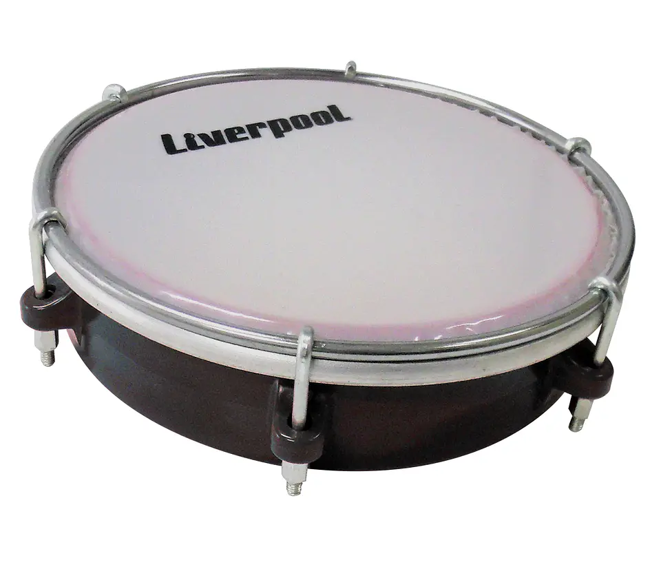 Tamborín Liverpool 6'' Negro TB-TAM-6N 1