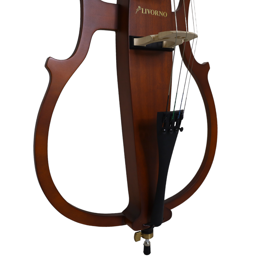 Violoncello Eléctrico Livorno Marrón 4/4 LIC-100E-BR