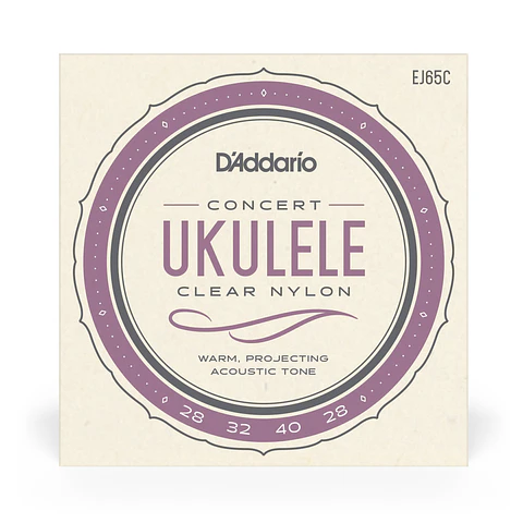Set de cuerdas Ukelele Concert Clear EJ65C Daddario