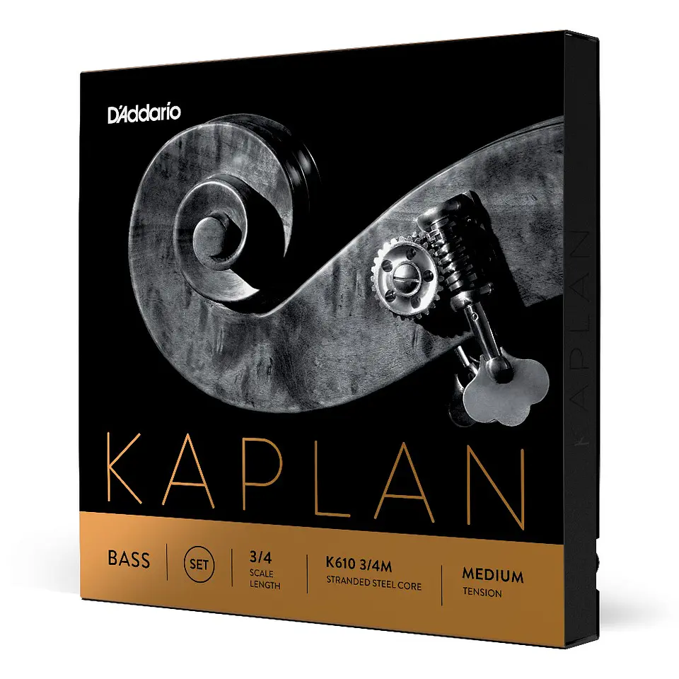Set cuerdas contrabajo a escala K610 3/4M Kaplan Daddario 2