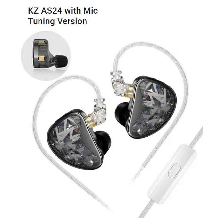 Audífono AS24-SWITCH-MIC KZ
