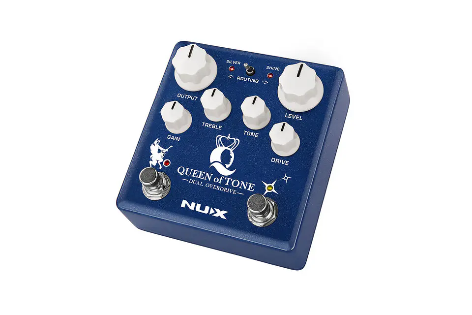 Pedal de Efecto Overdrive Dual NUX Ace of Tone NDO-6 2