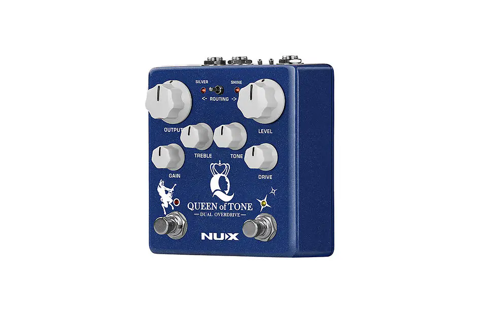 Pedal de Efecto Overdrive Dual NUX Ace of Tone NDO-6 5