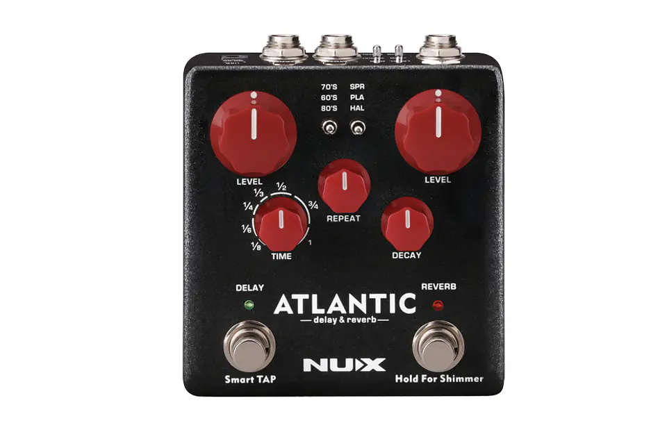 Pedal de Efectos NUX Delay y Reverb Atlantic NDR-5 1