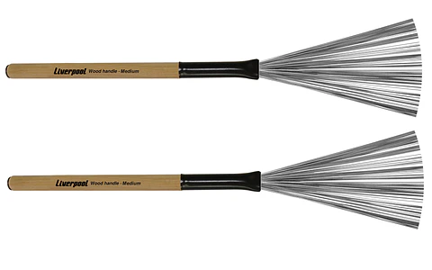 Baqueta Plumilla para Batería Liverpool Mediano Mango Madera VA-186