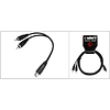 Cable Y Rca Jack-2Xrca Plug 0.15M Ye-354-0.15M
