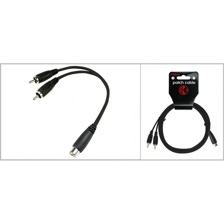 Cable Y Rca Jack-2Xrca Plug 0.15M Ye-354-0.15M