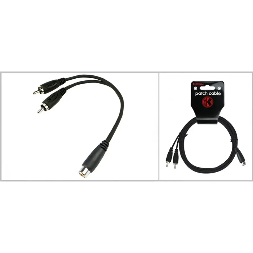 Cable Y Rca Jack-2Xrca Plug 0.15M Ye-354-0.15M 1
