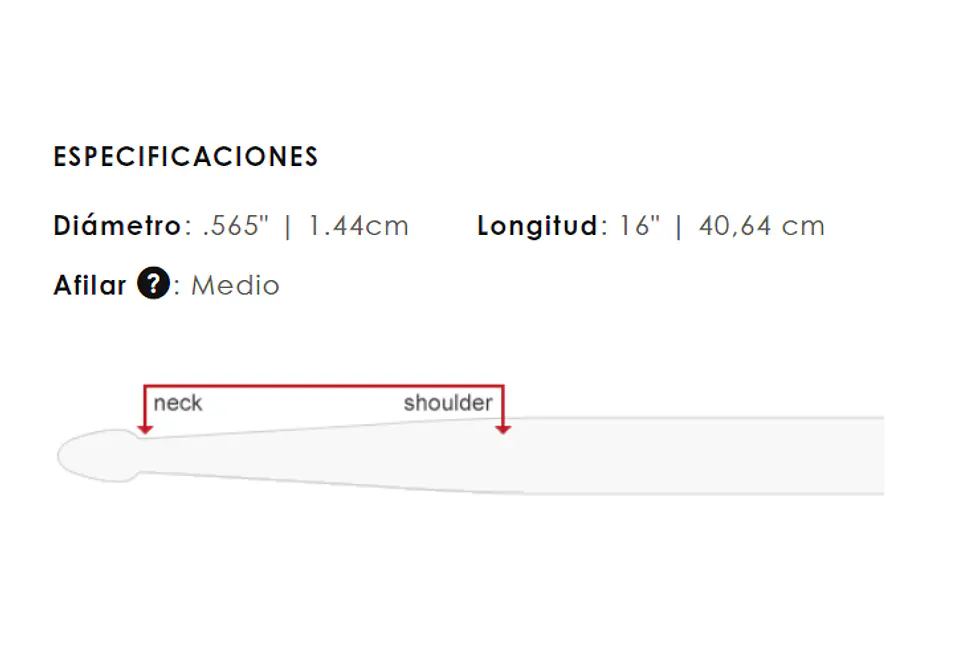 Baquetas Vic Firth 5A NOVA Punta de Nylon 4