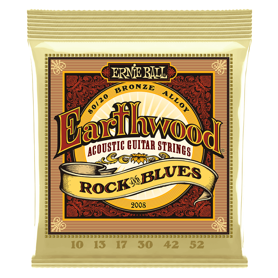 Cuerda Guitarra Acúst. Earthwood R&B 10-52 2008 Ernie Ball