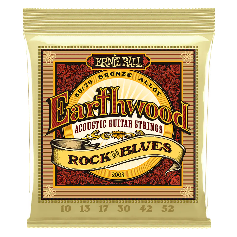 Cuerda Guitarra Acúst. Earthwood R&B 10-52 2008 Ernie Ball 1