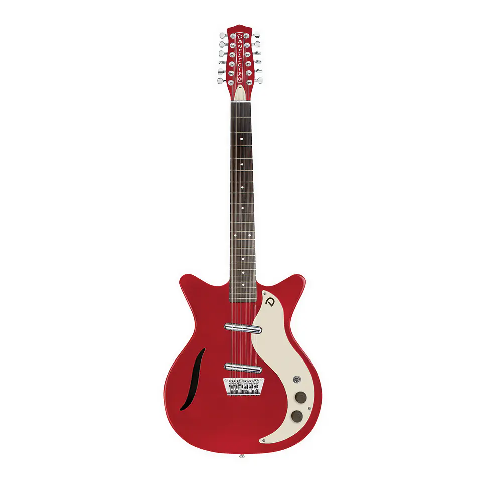 Guitarra Eléctrica Vintage 12 Cuerdas-Red Danelectro 1