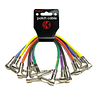 Pack 6 Cables Plug-Plug Angulo Colores 0.3 Mts Ipv6-243