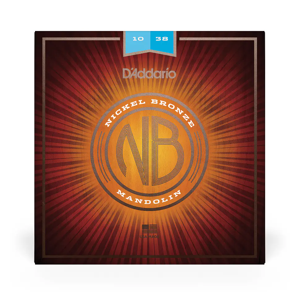 Set de cuerdas Mandolína Bronze 10-38 NBM1038 Daddario 2