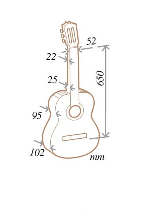 Guitarra Clásica Almansa CEDRO/ABETO 402