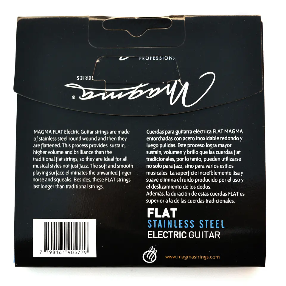 Set Cuerdas Guitarra Eléctrica  Flat GE160SF Magma 2