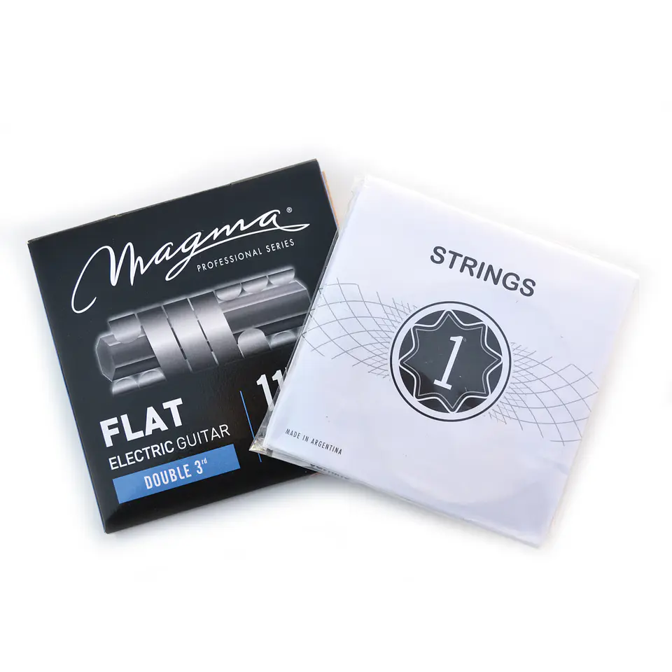 Set Cuerdas Guitarra Eléctrica  Flat GE160SF Magma 4