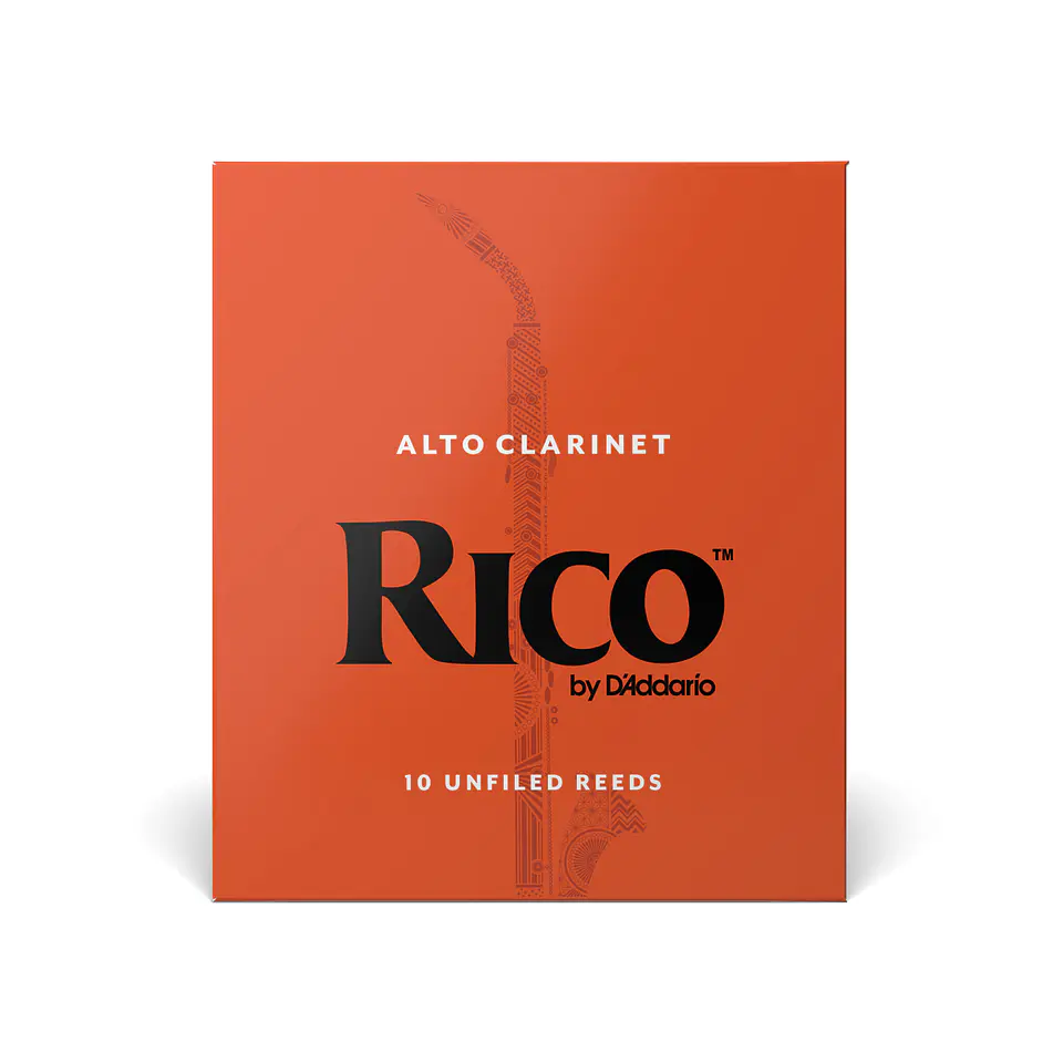 Caña Clarinete Alto 2.5 pack 10 Rico RDA1025 Daddario 2