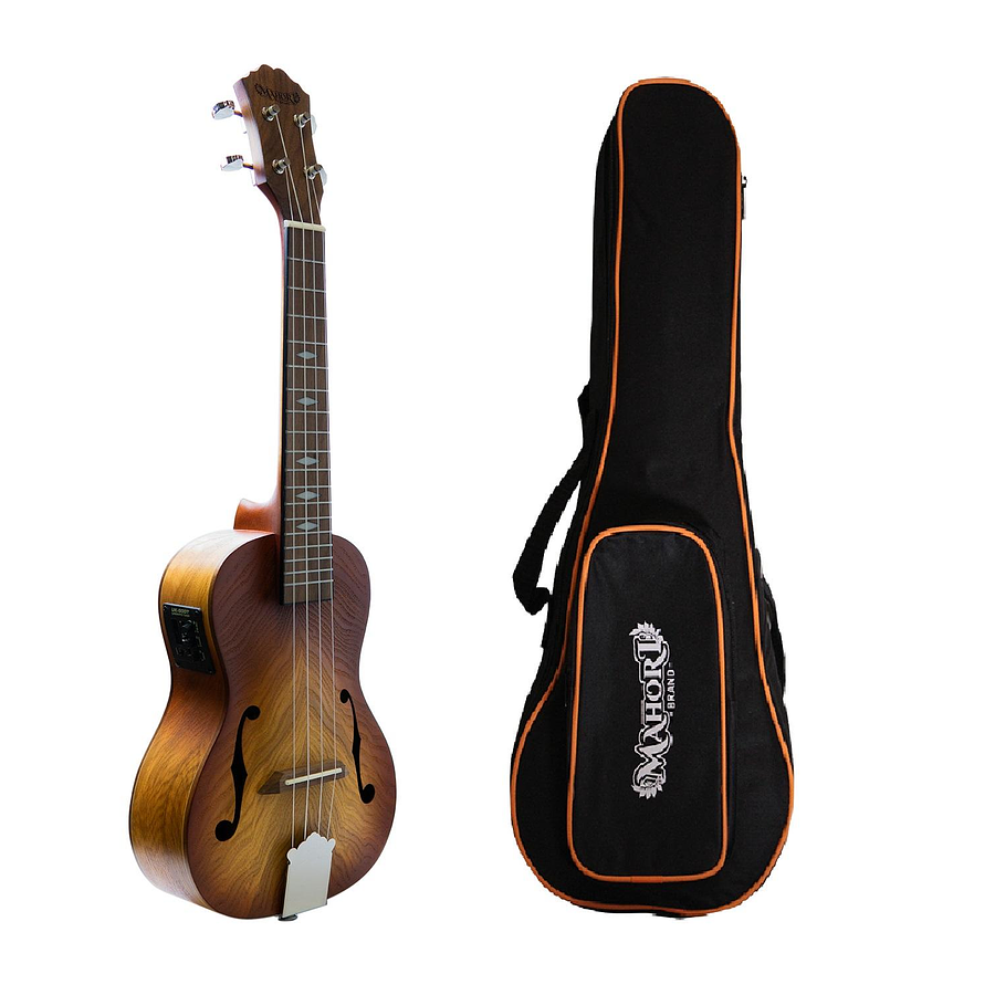 Ukelele Mahori Concierto Electroacústica+Funda Mh-30Eq-C