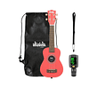 Full Pack Ukelele Soprano Kala Ukadelic Razzle Dazzle + Afinador Cromático Clip + Correa Allegro