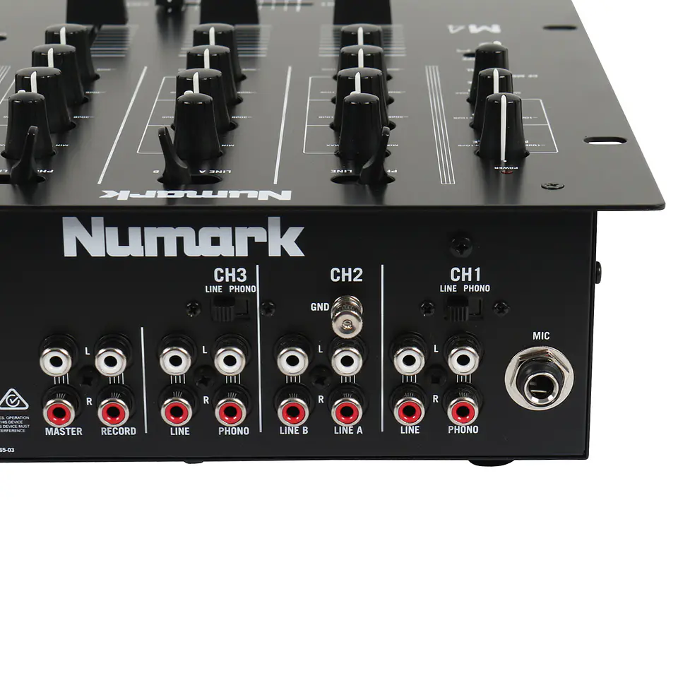 Mezclador Scratch De 3 Canales Para Djs M4 Black - Numark 4