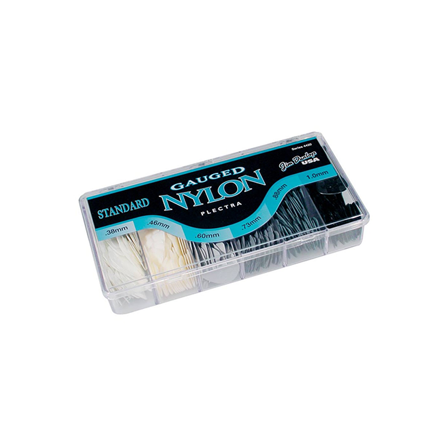 Caja de Uñetas Surtidas Dunlop de Nylon Dunl4420