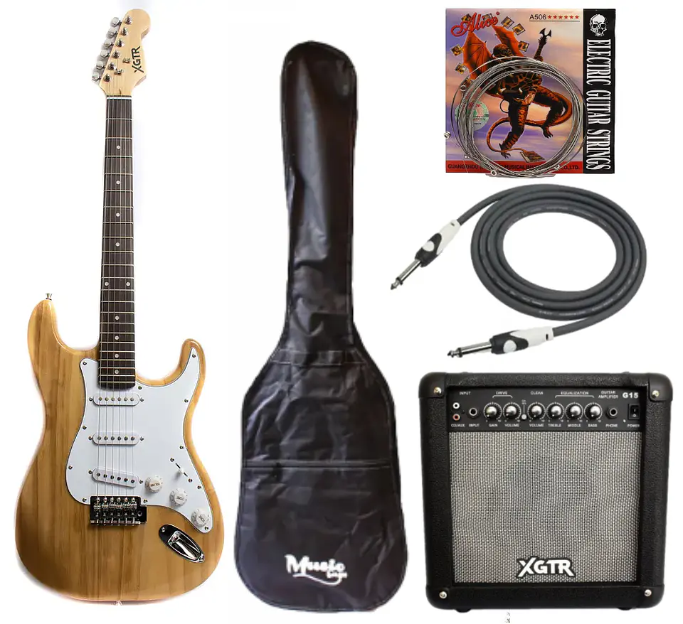 Full Pack Guitarra Eléctrica XGTR Natural 1