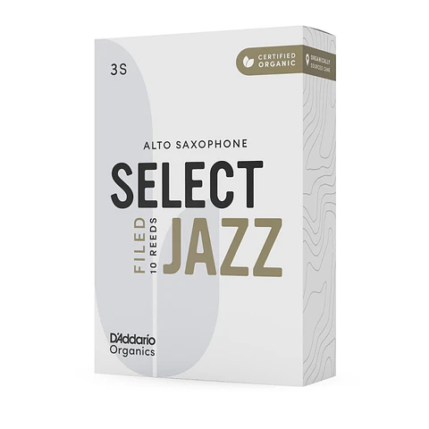 Cañas Saxo Alto 3S Organic Select Jazz Pack 10 Daddario