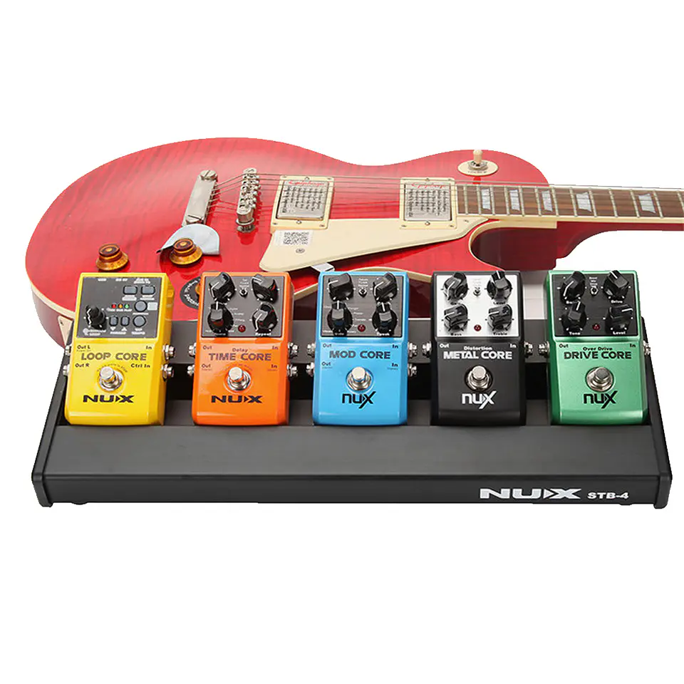 Mini Pedalboard + Funda STB-4 NUX 2