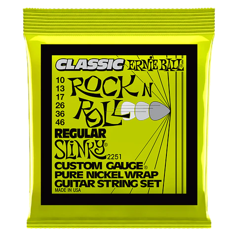 Set de cuerdas Ernie Ball Regular Slinky Nickel 10 - 46