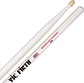 Baquetas Vic Firth 5A American Classic Blanco Punta de Madera - Miniatura 2