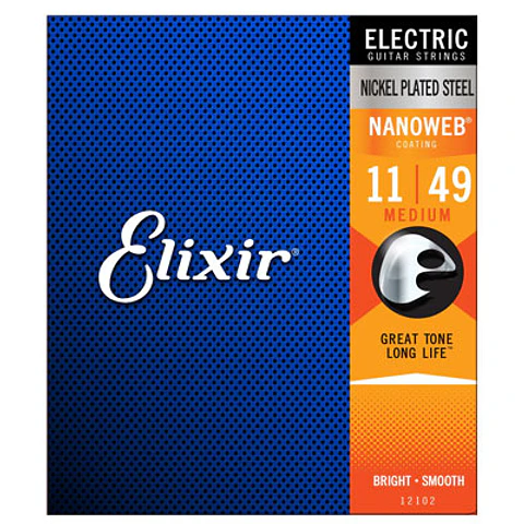 Set de Cuerdas Elixir Guitarra Eléctrica Super Medium 9-42