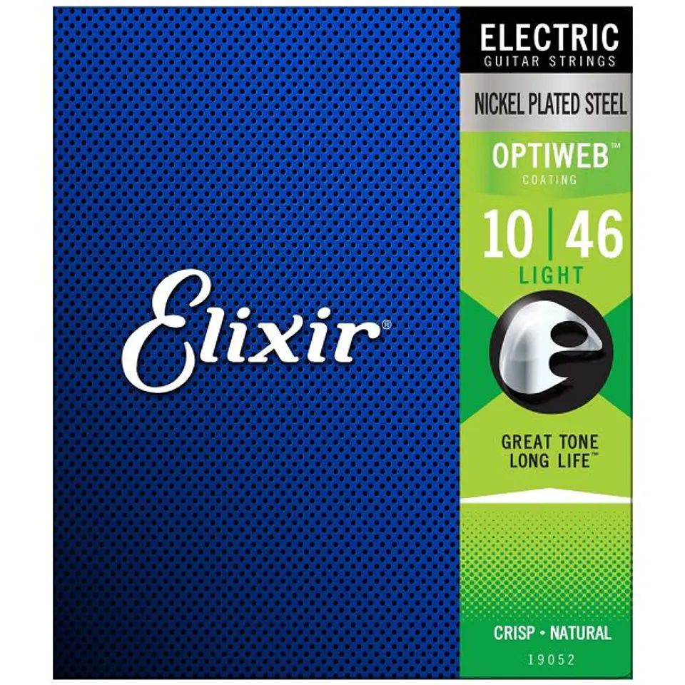 Cuerdas para Guitarra Eléctrica Elixir Optiweb Light 10-46 1