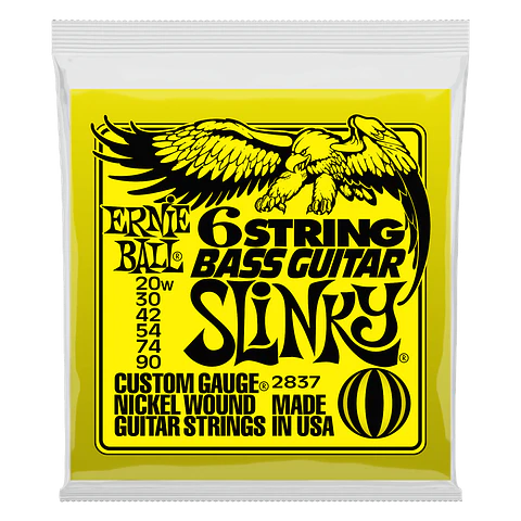 Cuerdas Bajo Eléctrico de 6 Slinky 20w-90 Ernie Ball 2837