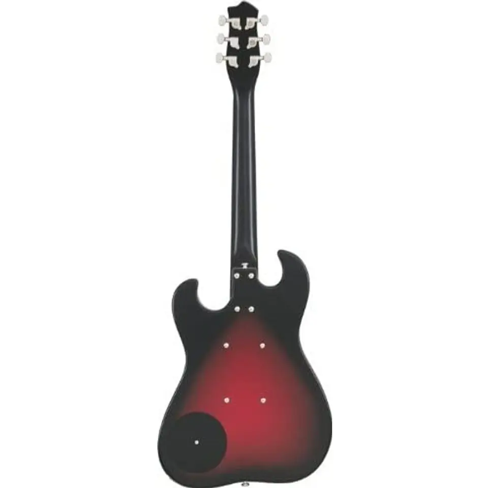 Guitarra Eléctrica Danelectro Red Sparkle Burst 63Dano 2