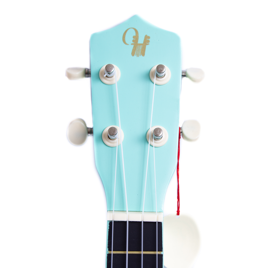 Ukelele Soprano Hana diseño Mar con cuerdas Aquila + Funda Hn-sea Open Box