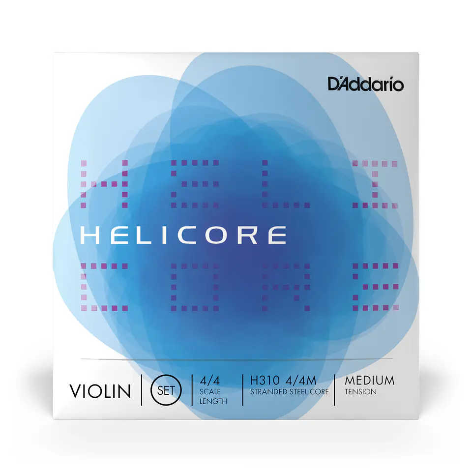 Set de cuerdas Violín 4/4 Helicore Med H310 4/4M Daddario 2