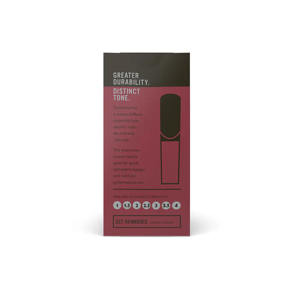 Caña Clarinete Bb 3.0 Plasticover pack 5 RRP05BCL300 Daddario 3