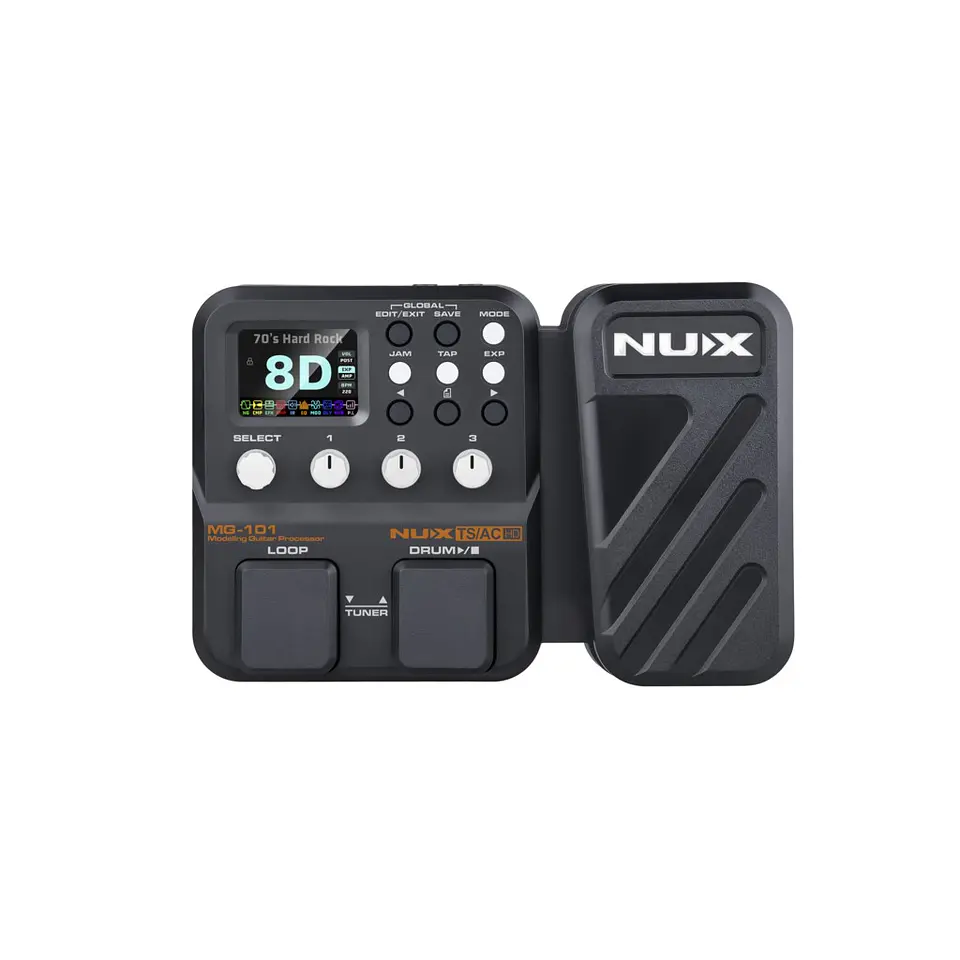 Pedal Multiefecto Para Guitarra MG-101 NUX 1