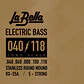 Set de cuerdas para bajo Labella Rx-s5a 40-118 - Miniatura 1