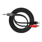 Cable Y Miniplug-2Rca 3M Nickel Plated Ye-364-3 - Miniatura 1