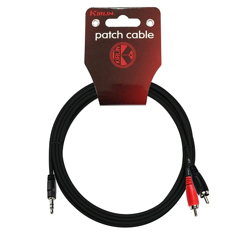 Cable Y Miniplug-2Rca 3M Nickel Plated Ye-364-3