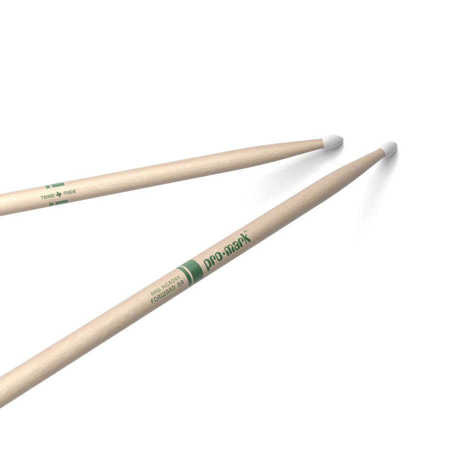 Baquetas 5A Nylon Raw Hickory Forward Pro Mark