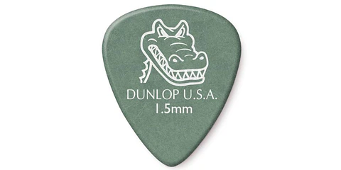 Set Uñetas Dunlop Gator Grip Verde 1.5mm DUNL417P1.50