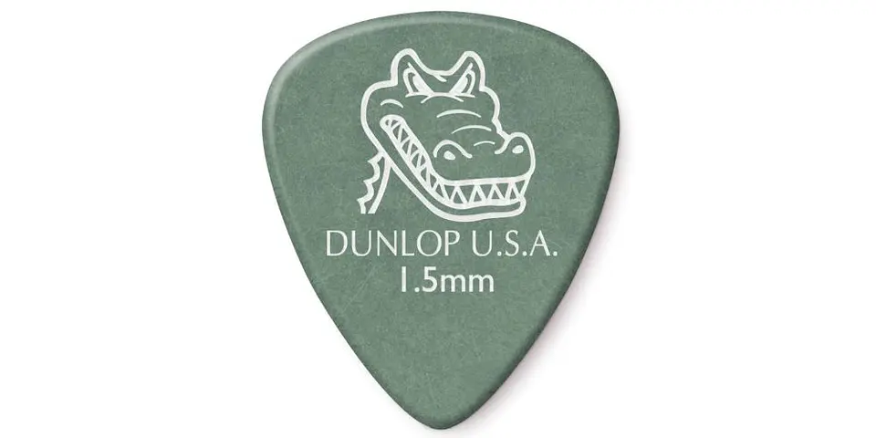 Set Uñetas Dunlop Gator Grip Verde 1.5mm DUNL417P1.50 1