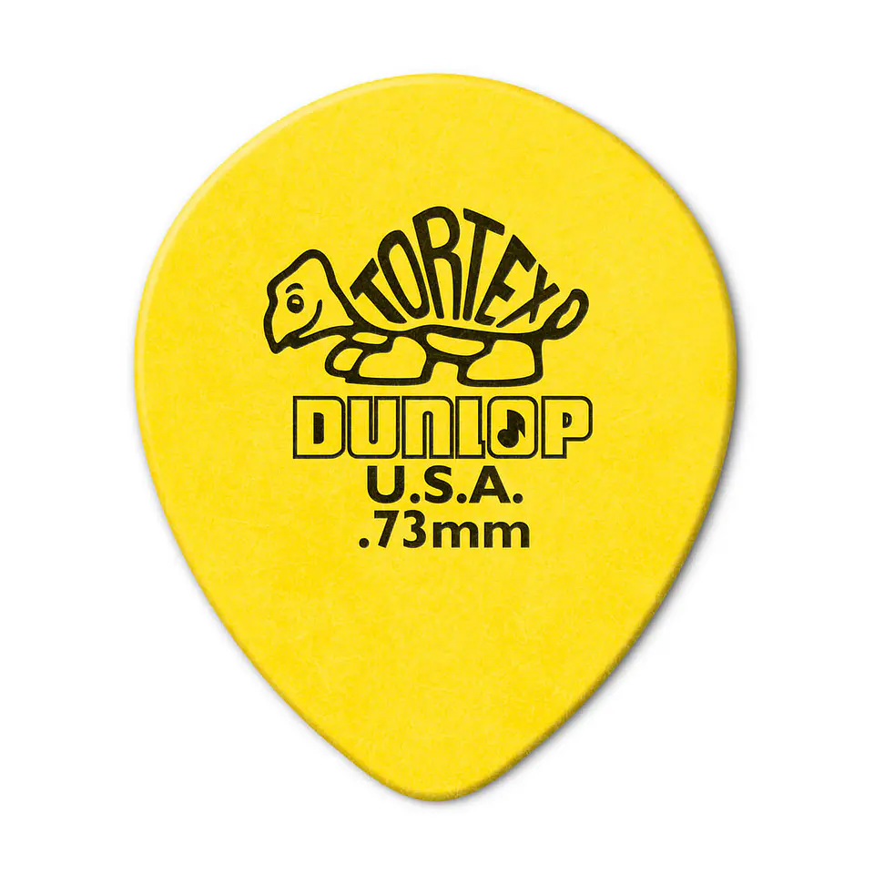 Uñetas Dunlop Tortex Lagrima 413R 0.73 Bolsa 72Un 1