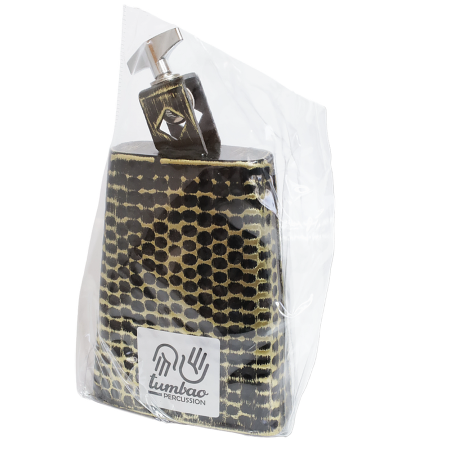 Cencerro 5X8'' Acero Anodizado Tumbao